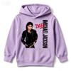 Felpa con cappuccio grafica Michajackson per bambini, felpa con cappuccio casual a maniche lunghe per ragazzi e ragazze, moda streetwear, abbigliamento per bambini