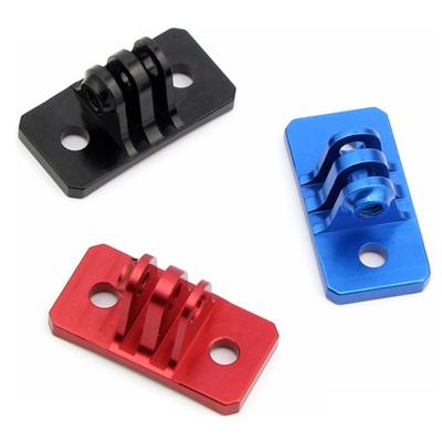 Universal Helmet Fixed Mount Not Installation Camera Easily Deformed Simple Rustproof Metal Bracket Adapter