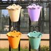 New Wall Hanging Planter Plastic Convenience Wall Mount Flowerpot Plants Container Basket Pot For Indoor Outdoor Garden Supplies