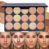 Professional 15 Shade Concealer Palette For Dark Circles, Spots, Acne Scars, Tattoo Coverage, Smooth Finish Universal Skin