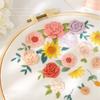 Crafts Handmade Painting Flowers Plants Pattern Cross Stitch DIY Embroidery Embroidery Starter Kit