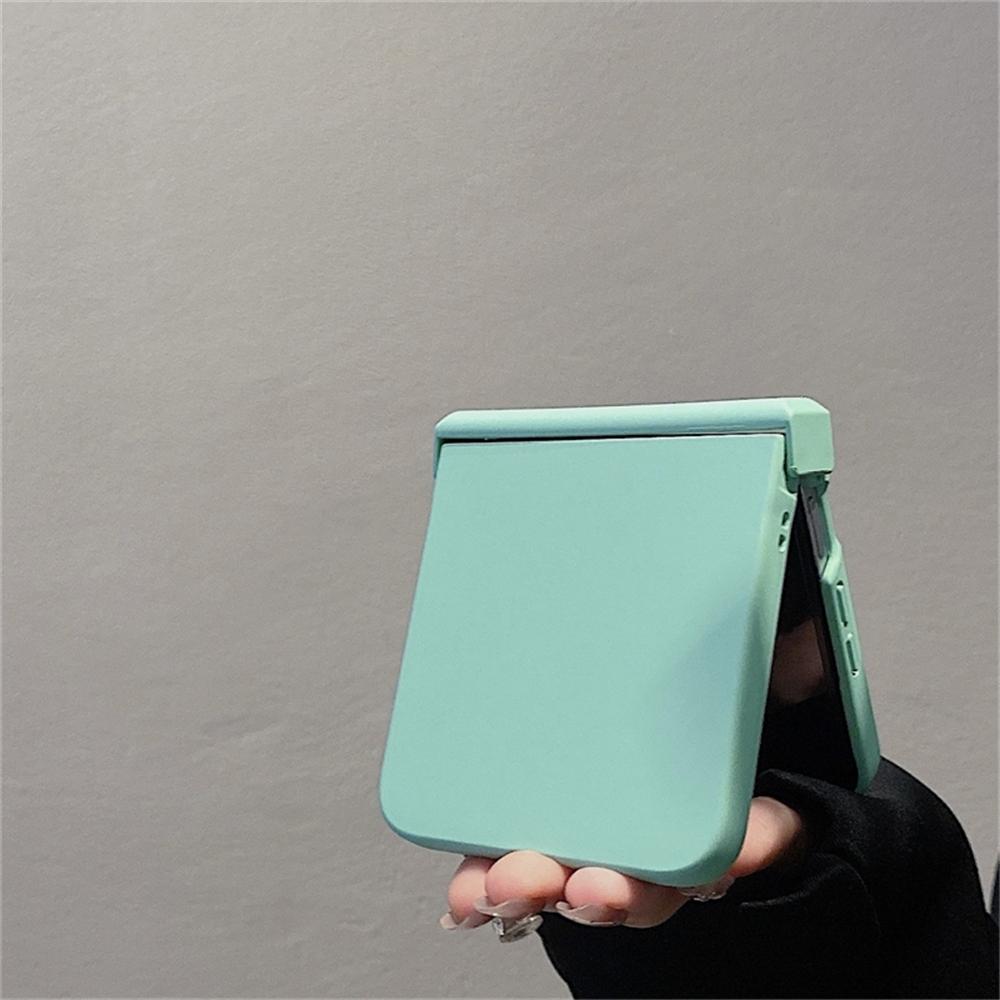 Cute Candy Color Skin Feel Hinge Protec Case For Samsung Galaxy Z Flip 7/6/5/4/3 For Motorola Razr 40 50 Ultra Razr 60 Cover