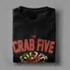 Herren The Crab Five Maryland Flag T-Shirt Basketballnummer Baumwolle Merchandise Freizeit Kurzarm O-Ausschnitt T-Shirts Sommer T-Shirt