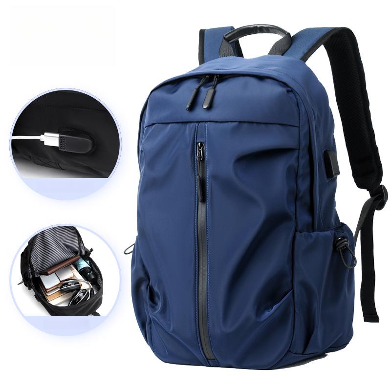 

Мужской рюкзак большой вместимости, модный дорожный женский рюкзак, трендовый высококлассный рюкзак для поездок на работу, школьный рюкзак, водонепроницаемый рюкзак для ноутбука синий