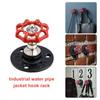 1Pc Vintage Porch Garage Hanging Hooks Creative Iron Style Industrial Water Pipe Clothes Wall Bracket for Bathrobe Towel Scarf