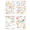 Children's Cartoon Rainbow Tattoo Girl Boy Tattoo Cute Flower Unicorn Birthday Party Sticker