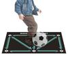 Tapis d'entraînement de football antidérapant Tapis d'entraînement au contrôle du ballon de football Tapis d'entraînement aux jeux de pieds de football Couverture d'entraînement système de pas