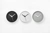 Lemnos Wall Clock Hanging Analog Extra Normal Clock White Aluminum Extra Normal Clock WH Lemnos RM24-07