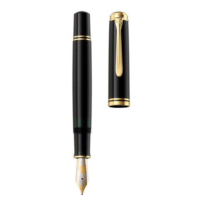 Pelikan Souvern M800 Fountain Pen - Black - Fine Nib