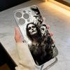 T-THE CROWS  T-Thriller Phone Case Transparent Silicone Soft For iPhone 17 16 15 14 13 12 11 Mini Pro Max Plus