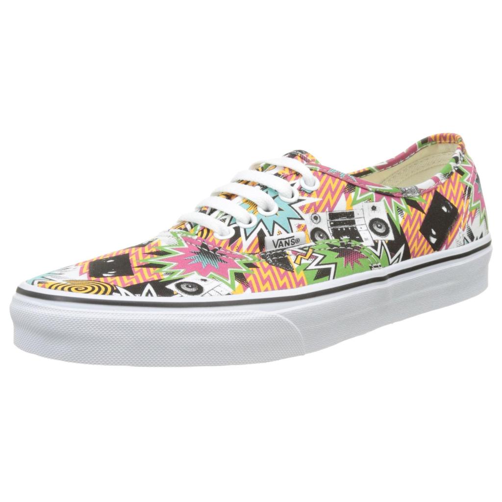 Vans Authentic Freshness - Mixed Tape Unisex Sneakers Multi-Color True-White VN0A38EMMP7