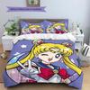 Sailor Moon Tsukino Usagi Main Duvet Cover & Pillowcases, Sailor Moon Fan Bedroom Bedding, Perfect Gift.chl