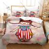 Anime G-Gorjuss Gotica Ragazza Carina Arte Illustrata Vintage Biancheria da Letto per Bambini 3 Pezzi Copripiumino + 2 Federe Decorazione per la Casa