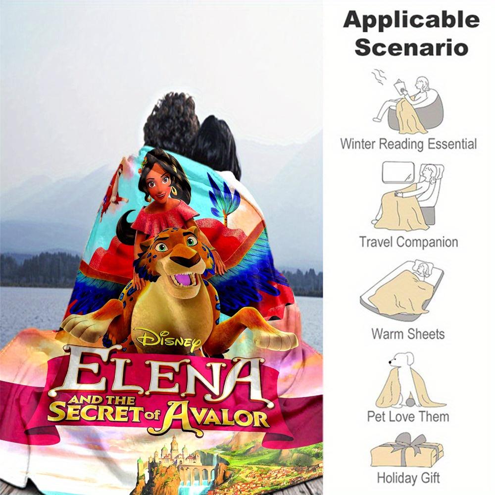 1pc, Disney Elena of Avalor Throw Blanket Soft Blanket for Room Decor, Outdoor Blankets, Living Room, Travel, Camping