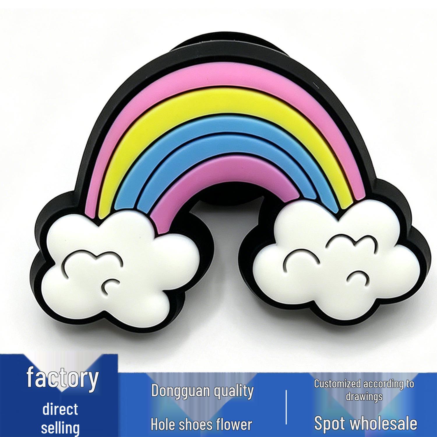 Flower Charms PVC Weather Series: Cute Cool Crocs Shoe Decorations