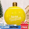 60cm New Inflatable Christmas Ball Giant Inflatable Christmas Ball New Years Christmas Ornaments Outdoor Christmas Holiday Decor