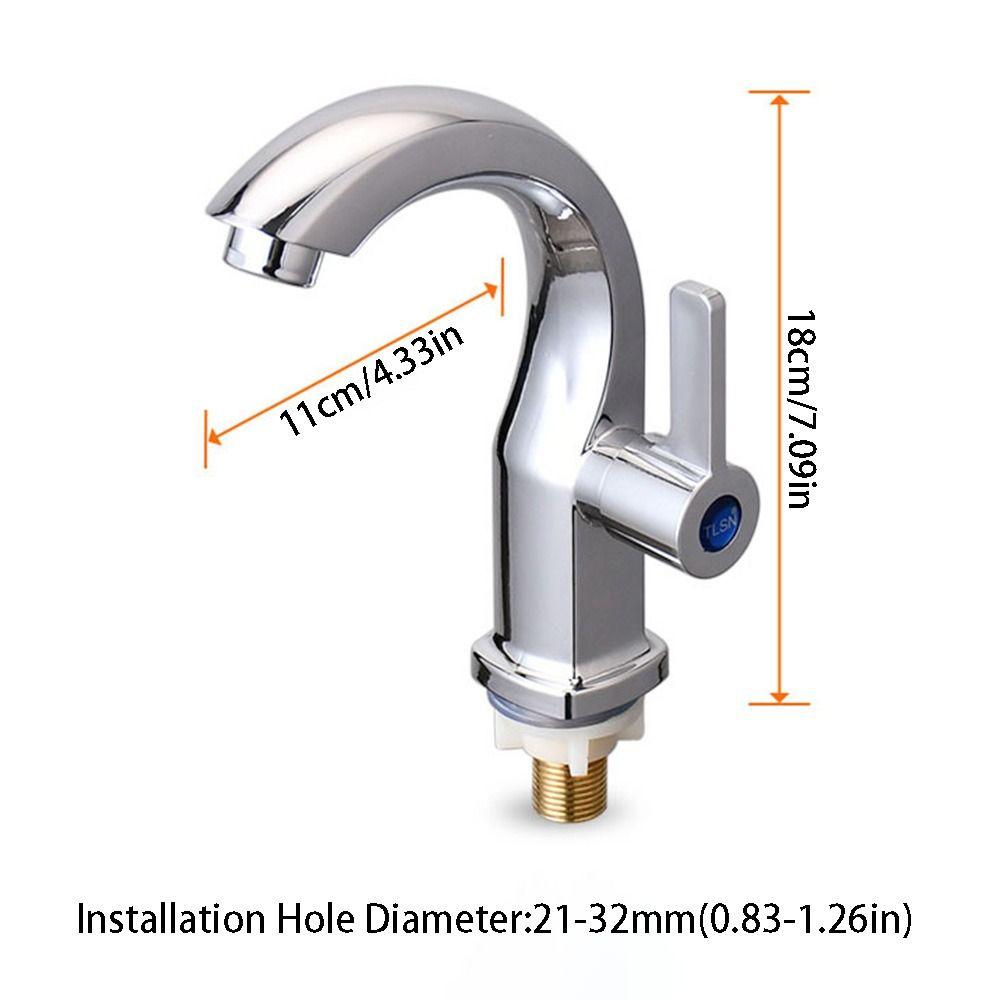 Multifunction Bathroom Basin Faucet Single Cold Deck Mounted Sink Faucet  Kitchen