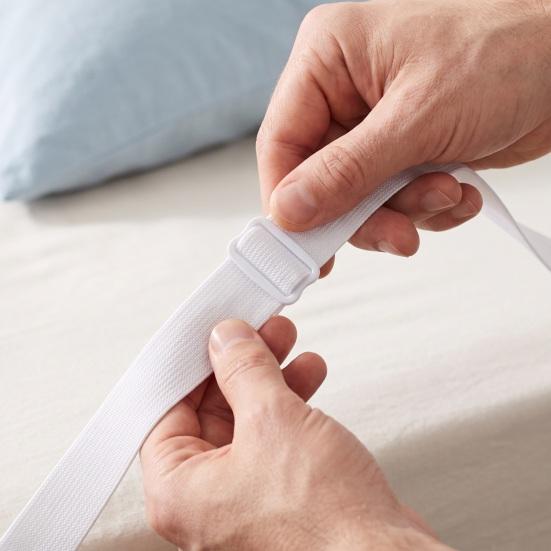 Elastic Bed Sheet Bands Adjustable Strap, Mattress Fasteners Holder And Suspender, Fitted Durable Sheets Gripper Clip for Cover, Sofa Cushion,
