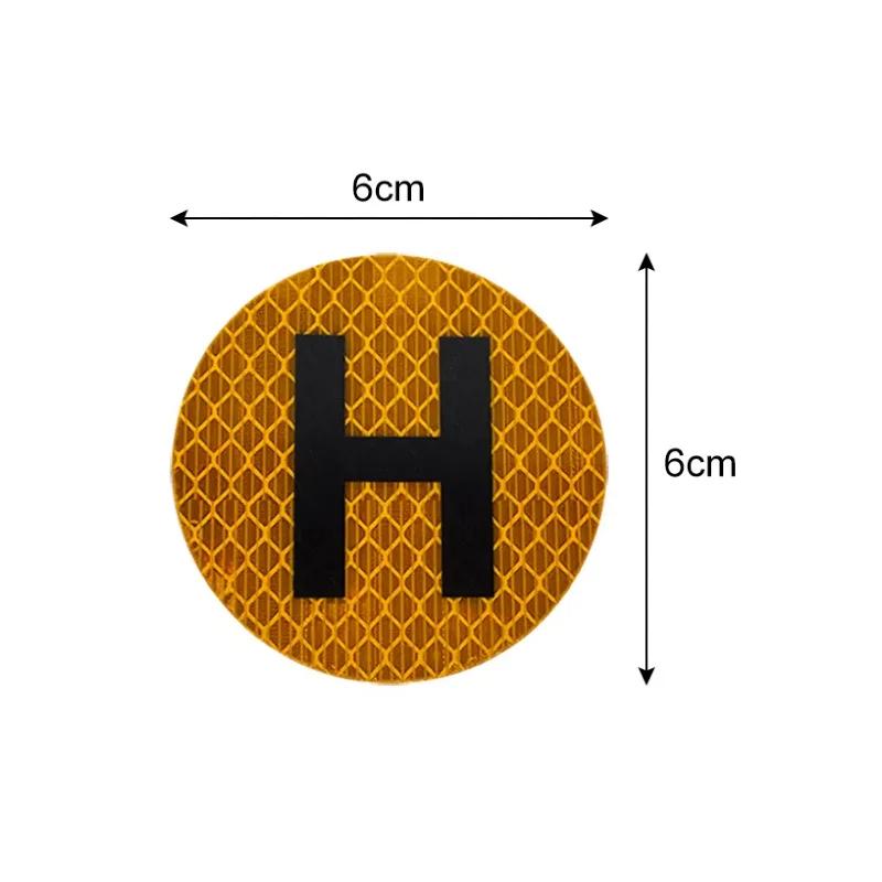

Señal H Vehículo Histórico 60mm Pegatina Reflectante Impermeable Exterior con Adhesivo Fuerte Coche y Moto Normativa