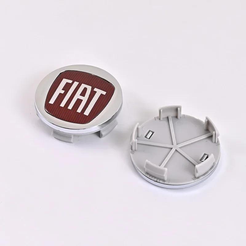 

50mm 60mm Car Wheel Center Hub Caps Fiat Emblem Sticker for Fiat 500X 500C Doblo Palio Punto Aegea Panda Siena Stilo Bravo 500