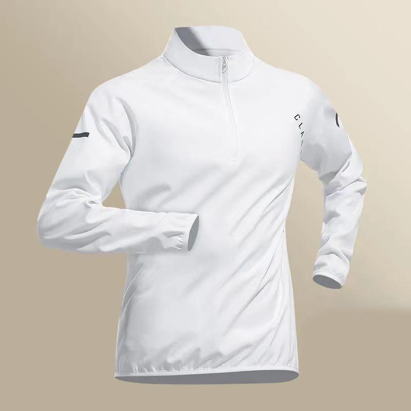 Men's Quick-Dry Long-Sleeve Half-Zip Cycling & Running Tracksuit Top