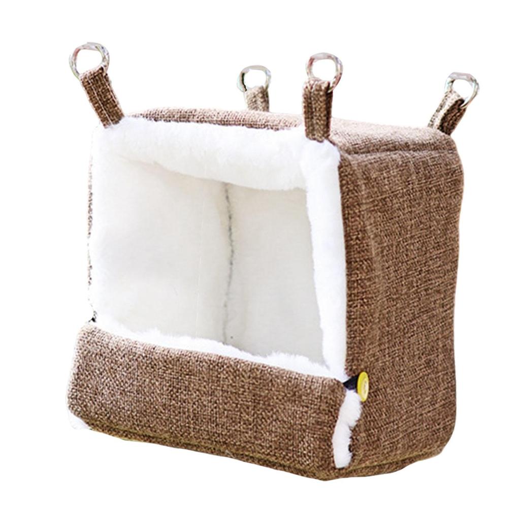 Winterheizung Vogelhaus Wellensittiche Kuschelbett Gemütliches Weiches Winddichtes Unterschlupf Winterheizung Schuppen für Wellensittiche Blaumeisen Aras