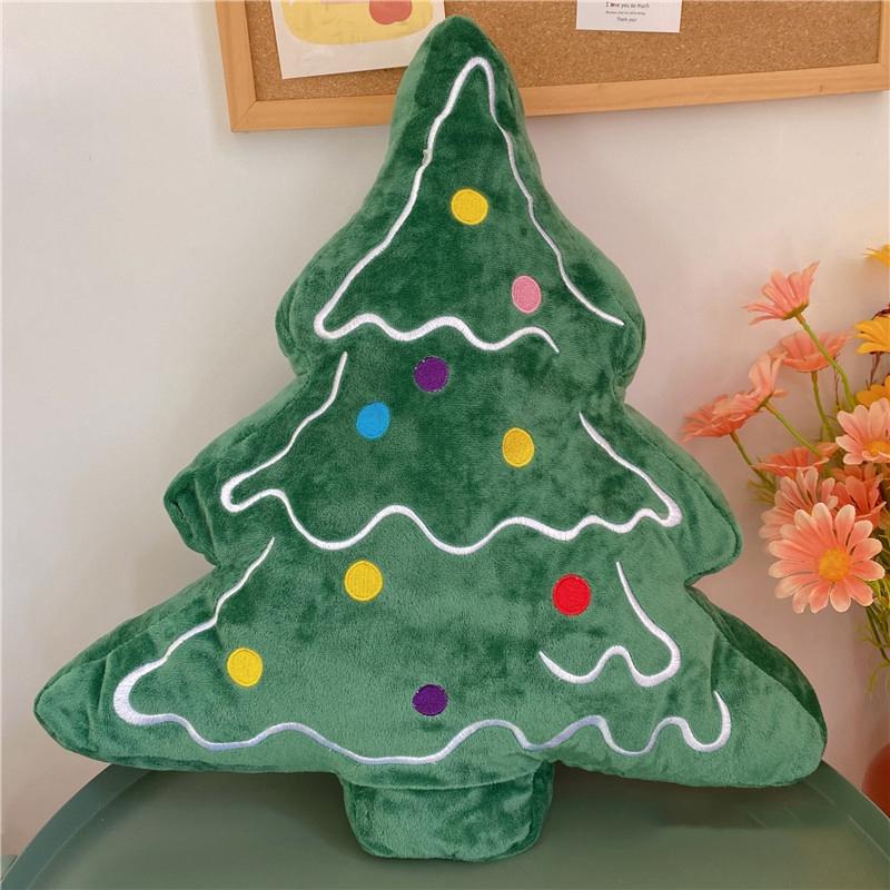 Christmas Doll Gingerbread Man Xmas Tree Throw Pillow Christmas Decoration 2026 Sofa Ornament Christmas Gift Pillow Cushion