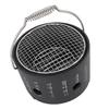BBQ Stove Aluminum Stainless Steel Multifunctional with Portable Handle Food Charcoal Stove for Tea Making Camping