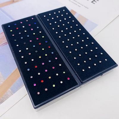 60 Stück Knochen-Piercing-Ohrstecker zum Dekorieren, leicht, langlebig, Edelstahl-Nasenringe, modisches Accessoire