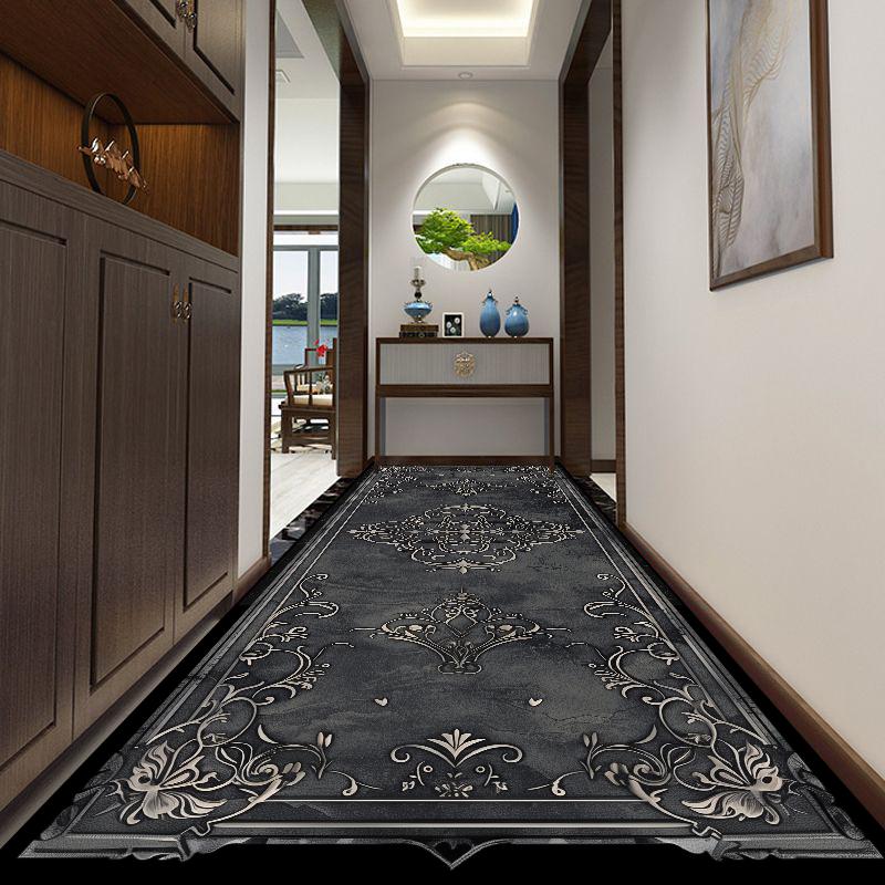 Moderner langer Flur Teppich Rutschfest Waschbar Läuferteppiche Teppiche Laufsteg Heimdekoration Hotel Flur Teppich Anpassbarer Teppich