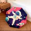 1 PC Automatic Folding Umbrella - Astronaut Pattern, Portable & Foldable Design with 8 Ribs, Christmas Birthday Gifts