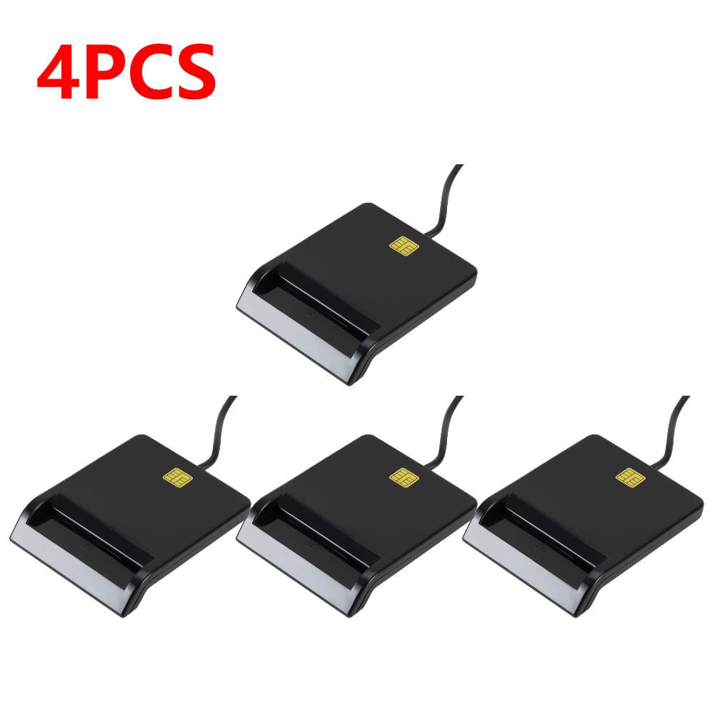 USB Smart Card Reader Stable Operation Reliable Simplicity for DNIE ATM CAC IC ID SIM Card Cloner Connector for Windows Linux