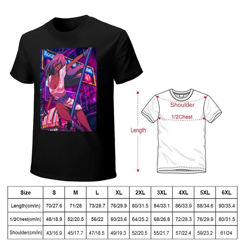 Michiko To Hatchin TShirt Cute Clothes Vintage T Shirts Blacks Quickdrying Men T Shirts
