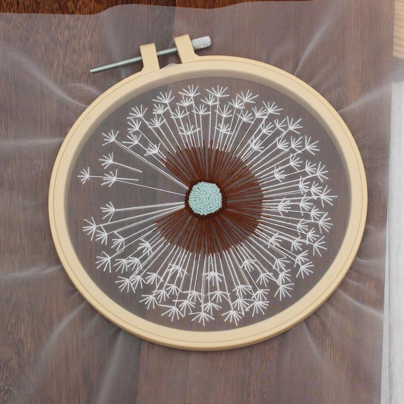 Feiyang Transparent Yarn Embroidery Diy Handmade Embroidery Material Package, Needle And Thread Set