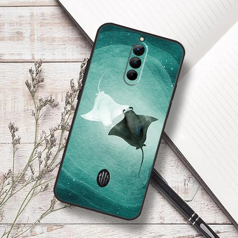 Animal Manta Ray Case For ZTE Nubia Red Magic 10 Air 6S 7S 6 7 Pro RedMagic 8 9 8S 9S 10S 11 Pro Plus Cover