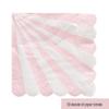 OIMG Pink Disposable Paper Tableware Set