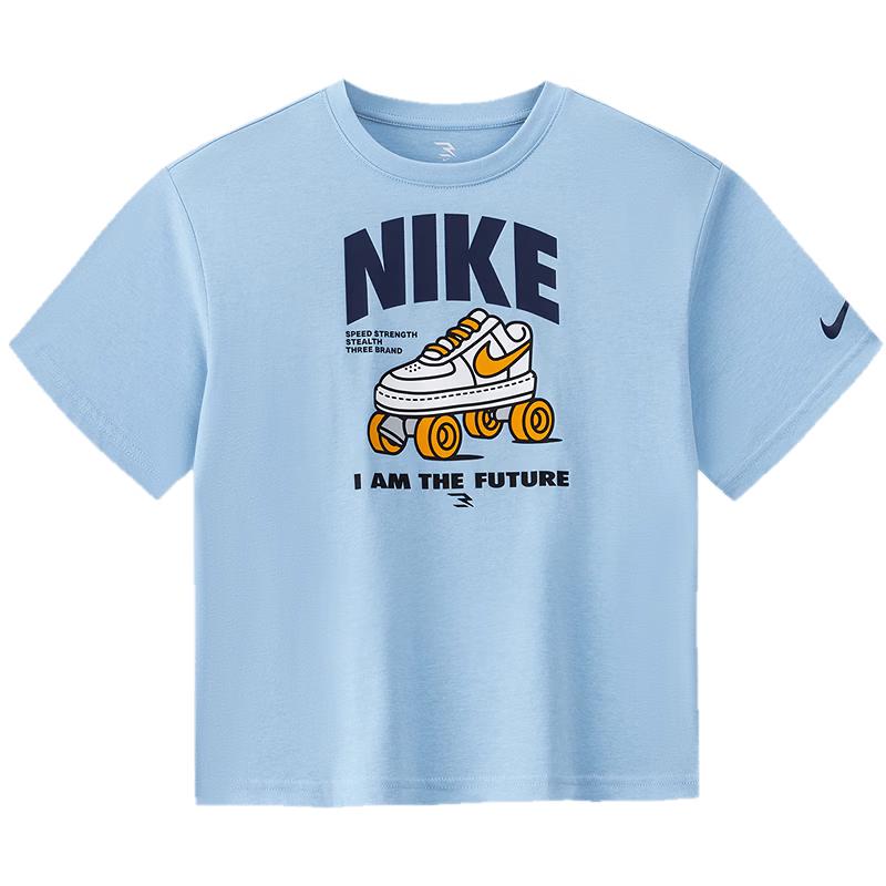 Детская футболка с принтом с коротким рукавом NIKE 3BRAND XL