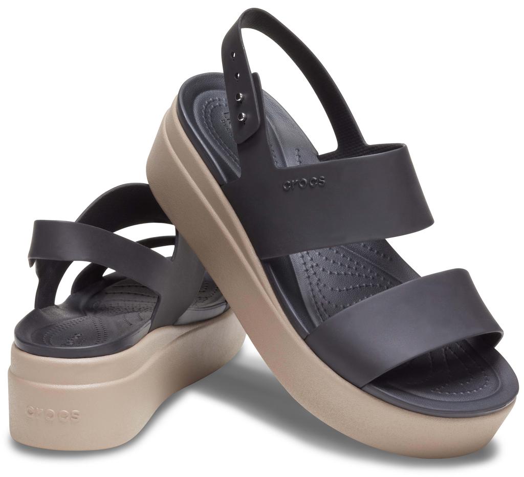 Sandals Crocs black Brooklyn Wedge
