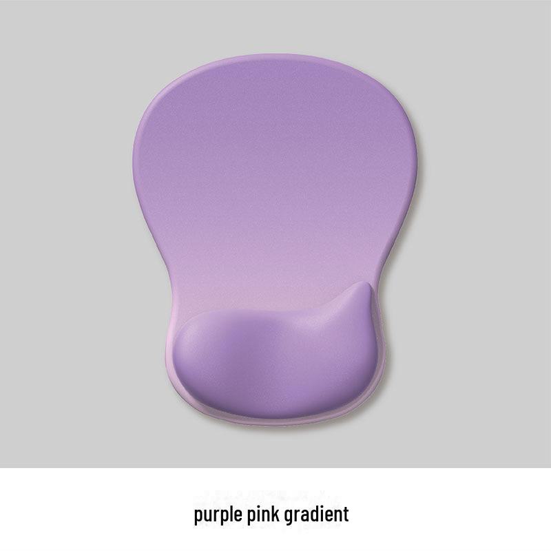 Ergonomisches Mauspad mit Handballenauflage aus Silikon mit Farbverlauf – rutschfestes, verdicktes Design