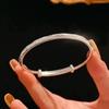 2024 Flash Sand Silver Star Bracelet for Women – Elegant High-End Gift for Her