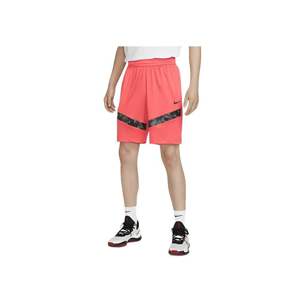 Nike SS24 Ikonický Vzor s Logem Značky DRI-FIT Prošívané Venkovní Ležérní Sportovní Elastické Basketbalové Kalhoty Pánské Spodní díly Panchu-Red HM4464-605