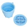 2 in 1 Makeup Brush Cleaning Mat with Brush Drying Rack Folding Space Saving Cosmetic Brush Cleaner Bowl