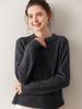 Women's Luxurious Cashmere Round Neck Sweater - Loose, Versatile Knitwear for Autumn/Winter