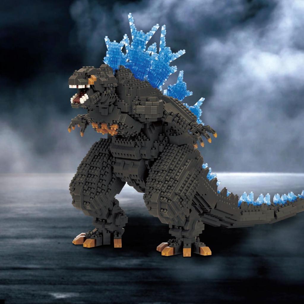 Kawada Nanoblock Godzilla (2023) Deluxe Edition NB-063, 10 X 42 X 28 Cm, Ages 12 and Up, Interior Hobby