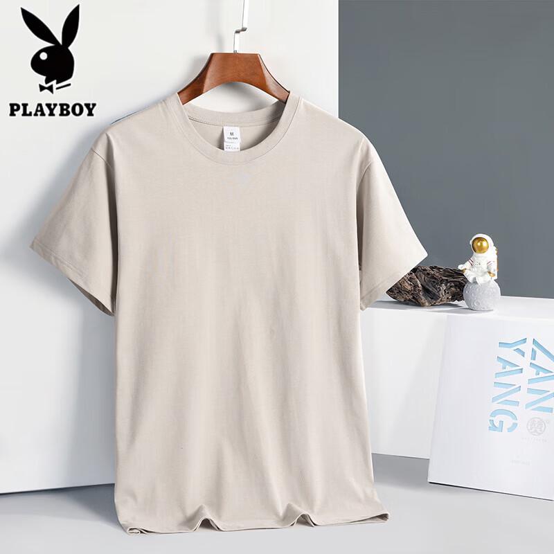 PLAYBOY Men s Pure Cotton Short Sleeve T-Shirt M