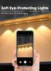 Rechargeable Cat Eye LED Night Light with Motion Sensor for Shoe Cabinets, Wardrobes, and Wine Cabinets
