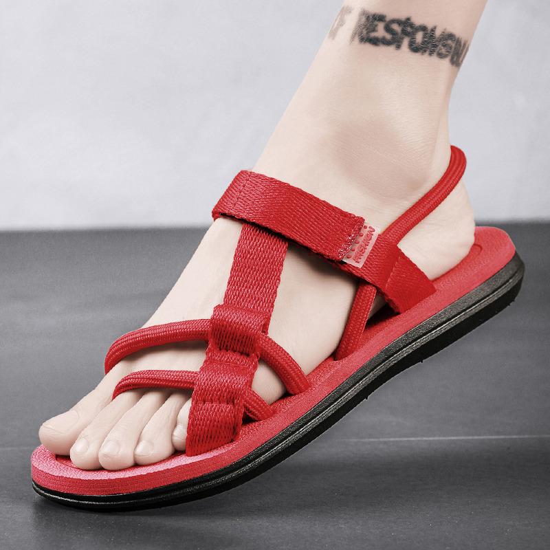 Couples Flat Sandals Trendy Comfortable Anti-slip Men Summer Sandals Lightweight Women Outdoor Flips-flops Sandalias Hombre