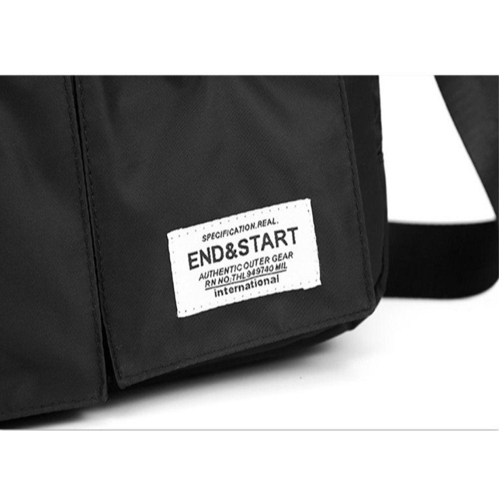 Trendy Men Crossbody Bag Japanese Style Work Messenger Bag Male Shoulder Pouch Youth Student