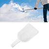 Plastic Feed Shovel Easy Clean PE Refrigerator Ice   Snow Scoop Handle with Hook