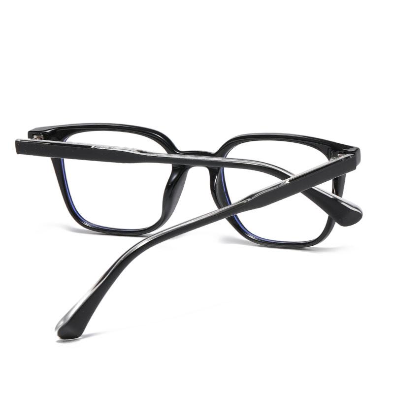 Square Metal Core Leg High-End Anti Blue Light Flat Mirror, New Trend Cross-Border Classic Men And Women Glasses